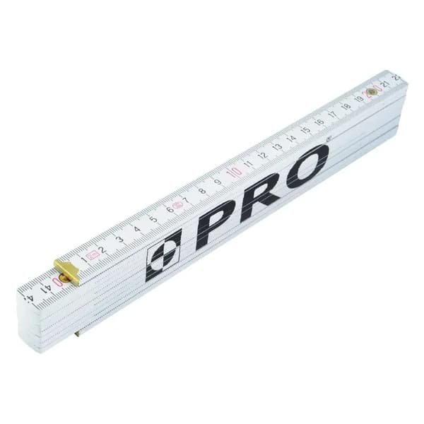 PRO FOLDE MÅLESTOK TRÆ B7 2m