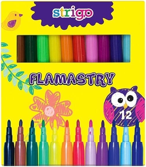12 farve tuschpenne STRIGO