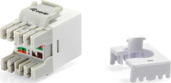 Equip Keystone Jack Uskærmet Cat.6 LSA Tilslutningssæt 8 stk.