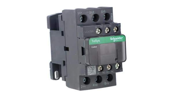 TeSys Deca effektkontaktor 25A 3P 110V AC 1Z 1R LC1D25F7