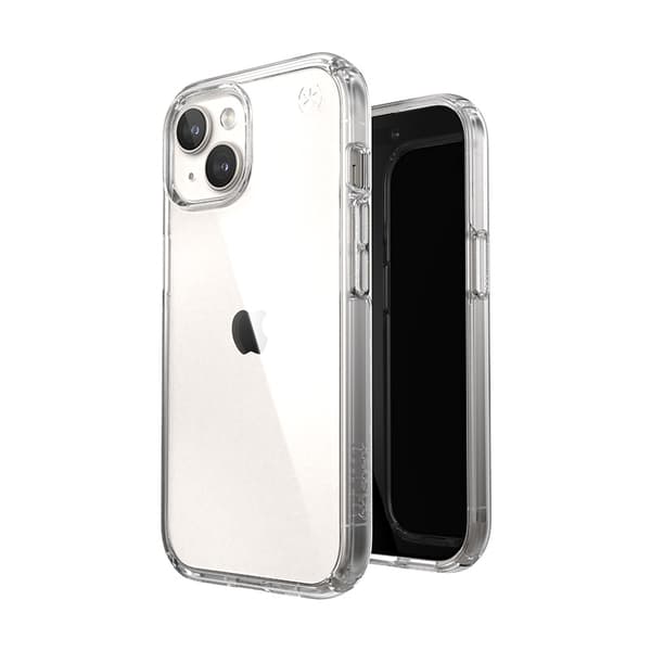 Speck Presidio Perfect-Clear - Cover til iPhone 15/iPhone 14/iPhone 13 (Klar)