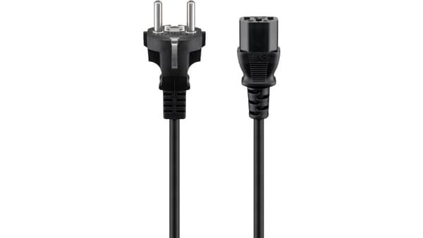 goobay NK 106 S - strømkabel - IEC 603