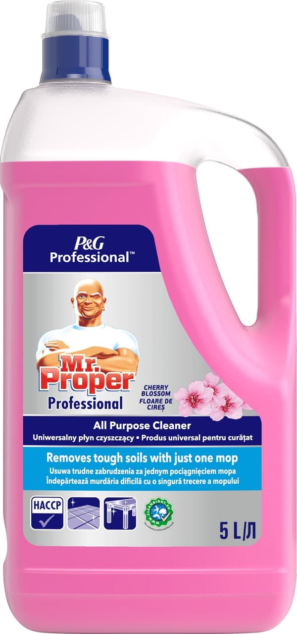 RENGÖRINGSMEDEL SÄNG MR PROPER 5L KÖRSBÄRSBLOMMA 8661