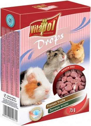 Vitapol DROPSY FÖR GNAGARE SKOGSBÄR 75g