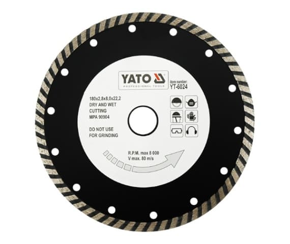 DIAMANTKLINGE “TURBO” - 180MM