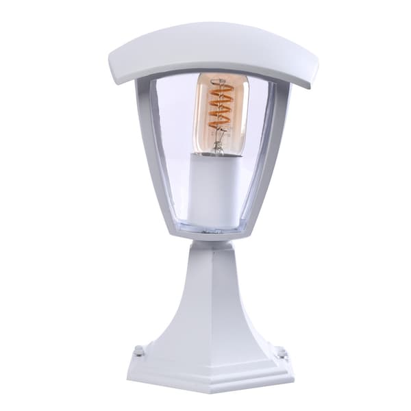 Stående trädgårdslampa FOX VIT 1xE27 Mala