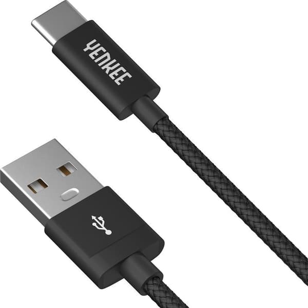 YCU 301 BK -kaapeli USB A 2.0 /C 1m YENKEE