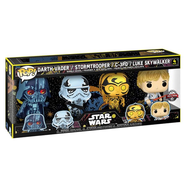 POP-pakkaus 4 hahmoa Star Wars Exclusive