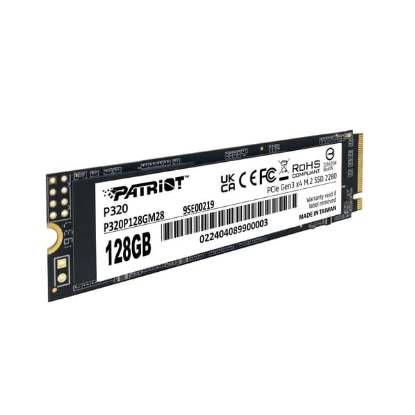 PATRIOT P320 128GB M.2 2280 PCIE SSD