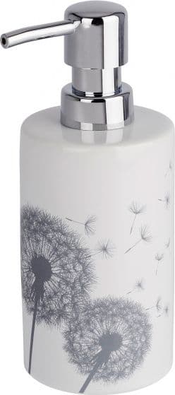 Sæbedispenser Astera sæbedispenser 360 ml 7 x 18 cm keramik hvid/grå