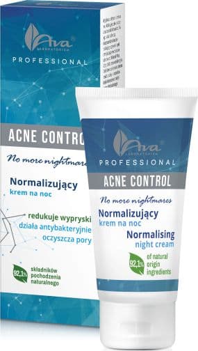 AVA Laboratorium_ACNE Control Professional normaliserande nattkräm 50ml
