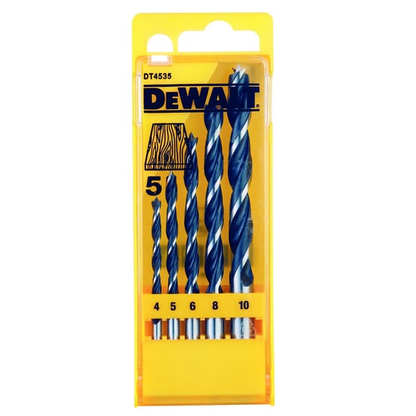 Dewalt træbor cylindrisk 4 5 6 10 8mm sæt (DT4535-QZ)