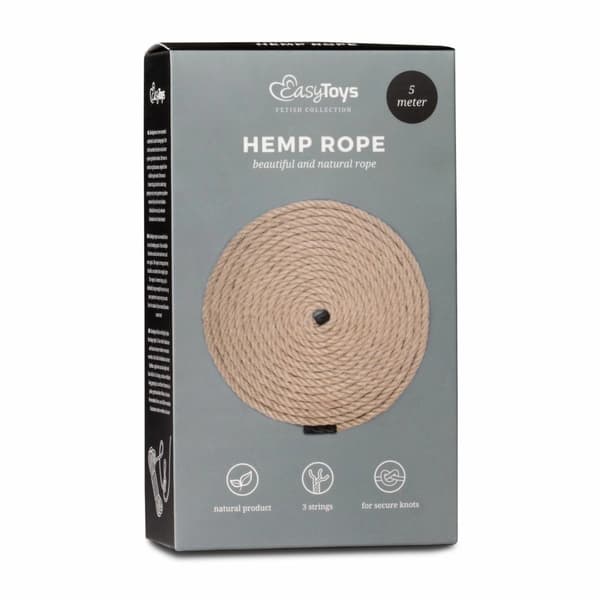 Crepe-snöre häst-rep bdsm bondage 5m