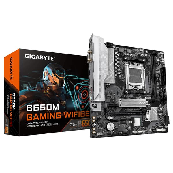 GIGABYTE Bundkort B650M GAMING WIFI6E - Micro ATX - Socket AM5 - AMD B650