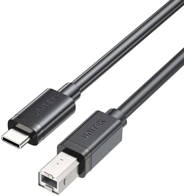 Unitek USB-kabel USB-C til USB-B-kabel C14140ABK03-5M