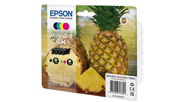 Epson 604 Multipack - 4-pak - sort, cyan, magenta, gul - original - blækpatron