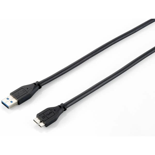 Kabel USB Equip USB-A - USB-B 2 m Svart (128397)