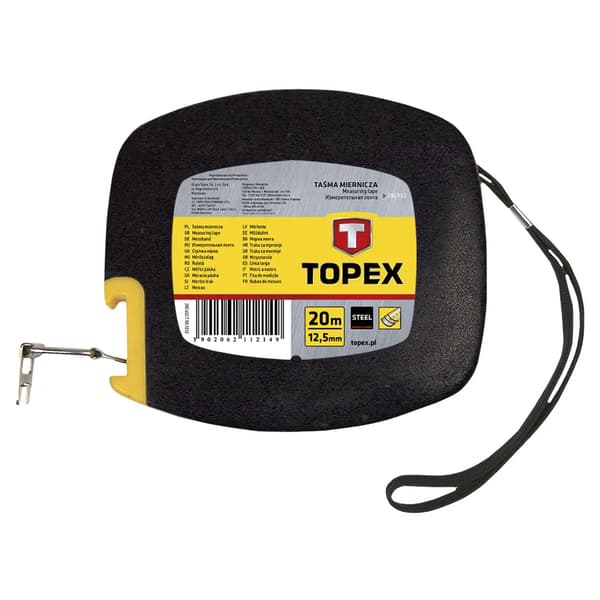 Topex Stålmålebånd 20m 28C412