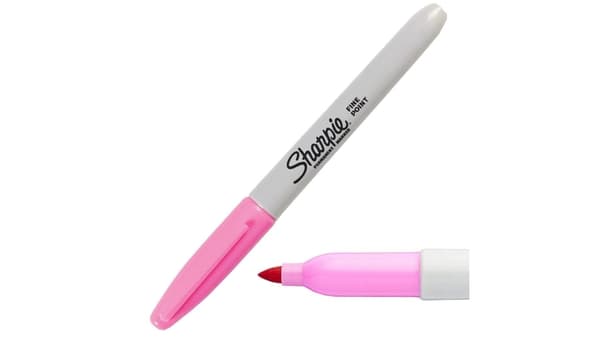 Permanent markør pink med spids 1,0 mm vandfast Sharpie Fine
