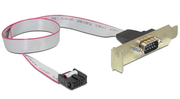 GEMBIRD CC-DB9ML-01 Gembird-liitin, matalaprofiilinen DB9M-koteloon - COM 9PIN