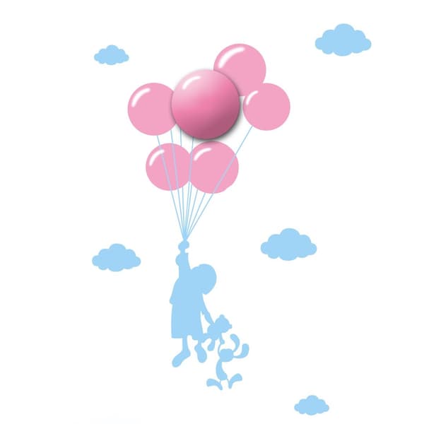 Lasten lamppu BALLOONS 0.6W LED ML142 Milagro