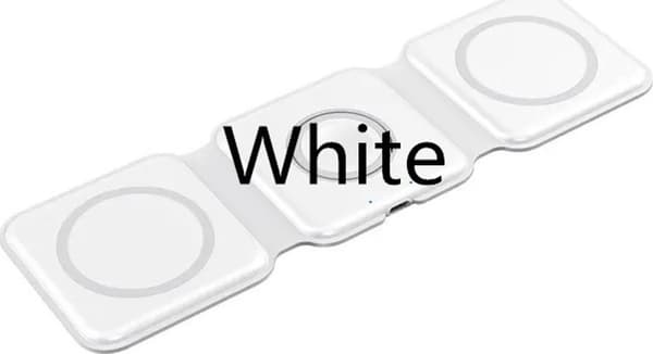 Oplader 1stCool 1stCool trådløs bærbar QI-oplader 3i1, MagSafe, USB-C, hvid