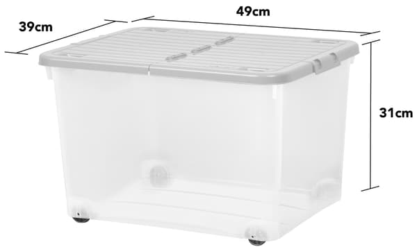 PYÖRÄLLINEN SÄILYTYSLAATIKKO WHAM 44L