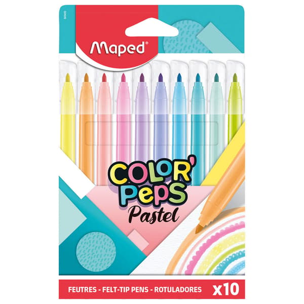 Colopeps Pastelli huopakynät 10 väriä