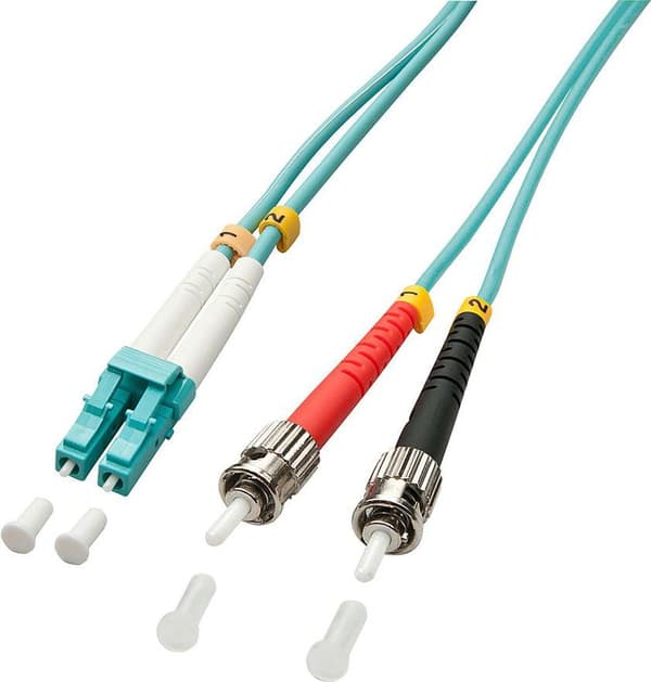 Lindy Light Hode Patchkabel LC/ST OM3 50/125um, Multimode, 20m (46386)