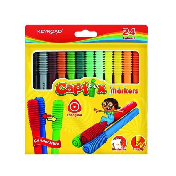 Vaskbare triplex tuschpenne 24 stk.