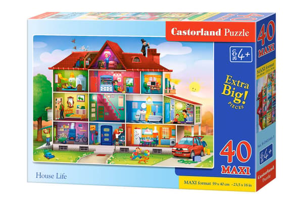 Palapeli 40 maxi - House Life CASTOR