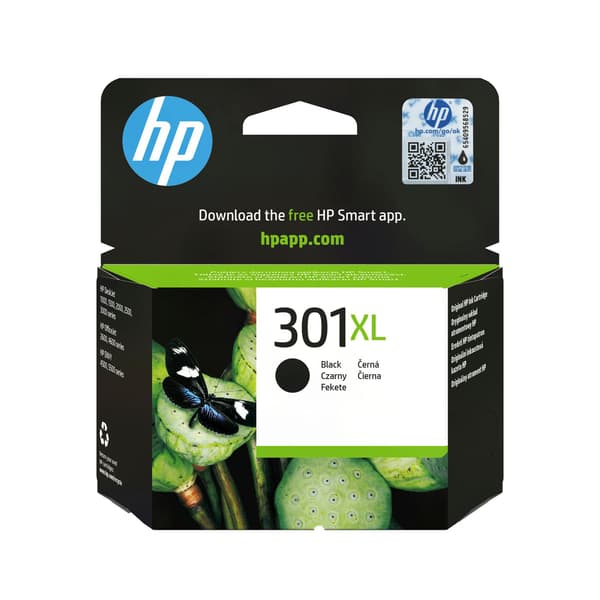 Original blækpatron HP 301XL sort