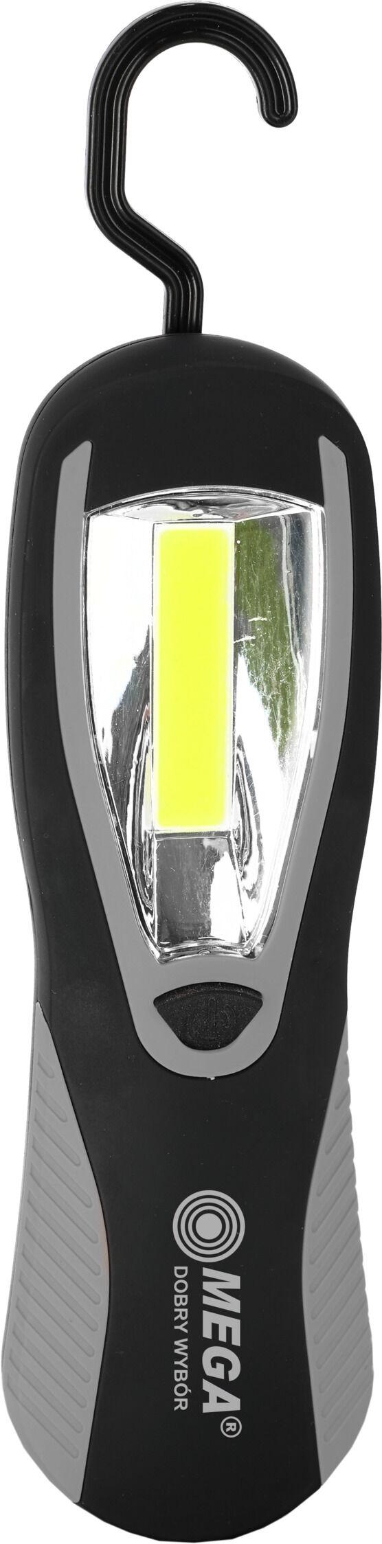 Værksteds lommelygte, 3w, cob, 3xaa, 200lm, magnet