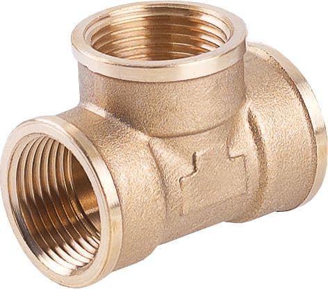 Perfexim Messing T-stykke GW 1\" (07-216-0250-000)