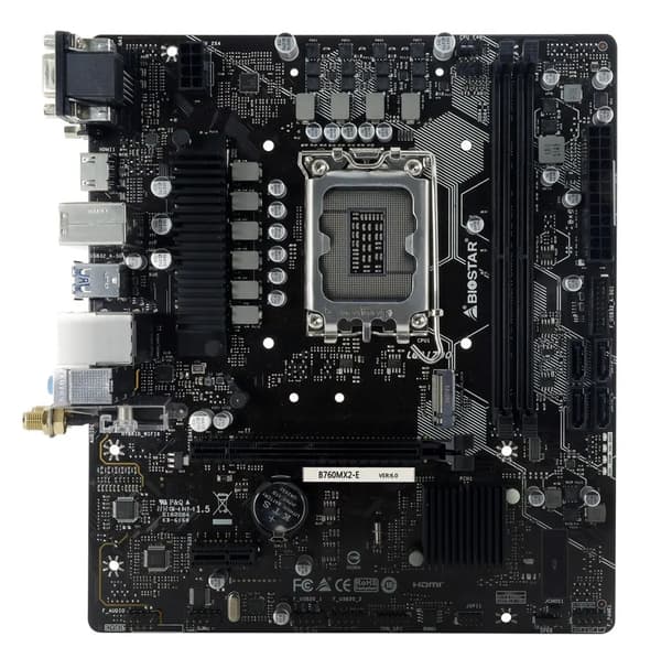 Bundkort BIOSTAR B760MX2E