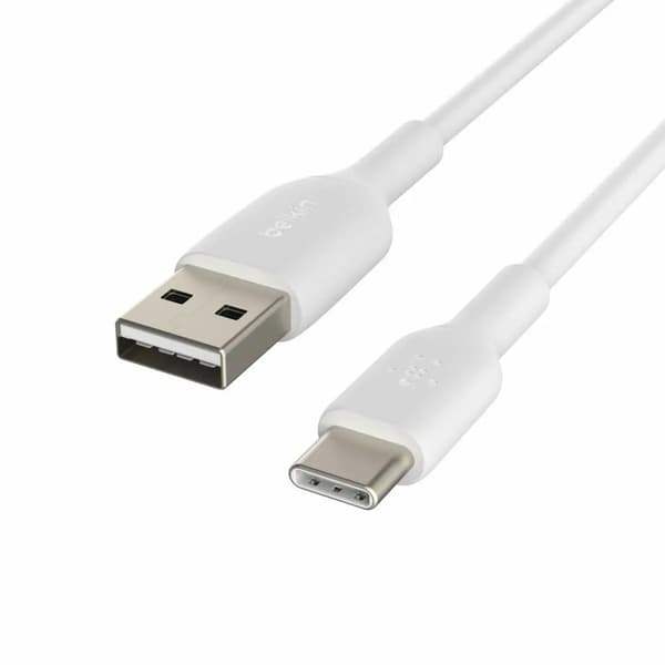 Belkin USB-C/USB-A-kabel 3m PVC, hvid CAB001bt3MWH