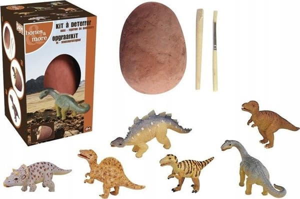 Suuri dinosaurusfiguuri - munan kaivaus MIX