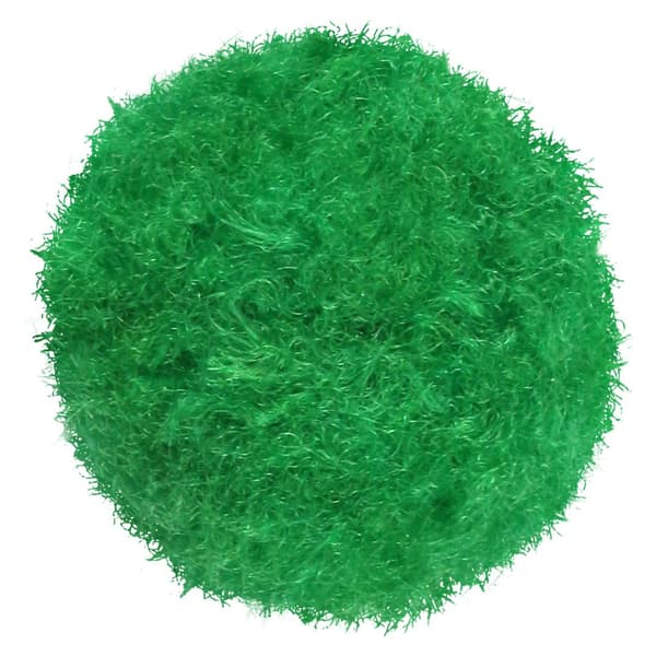 Polyester pomponer 25mm grøn 30 stk