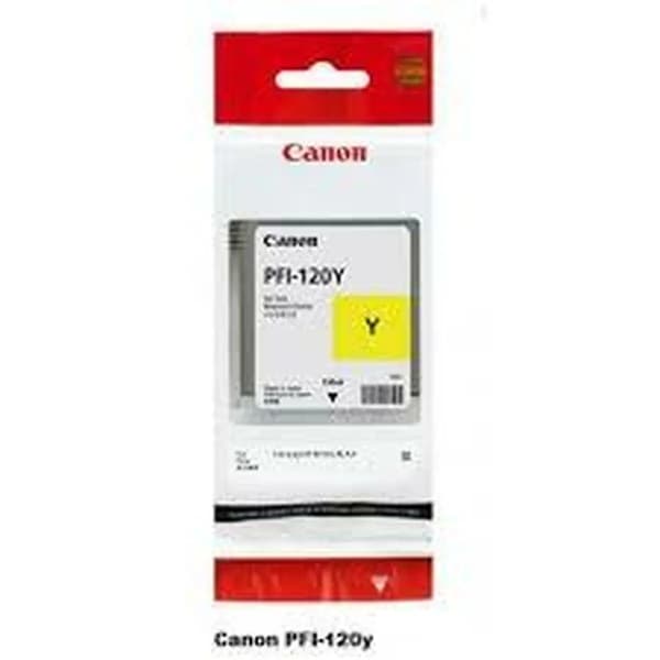 Canon bläckbehållare PFI-120 Y - Gul