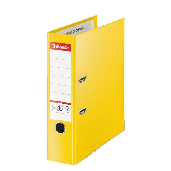 Esselte No.1 Vivida Plus -kansio A4 80mm keltainen (10K013 M)