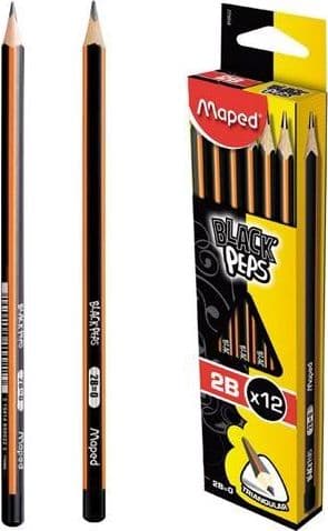 Blackpeps 2B blyant (12 stk) MAPED