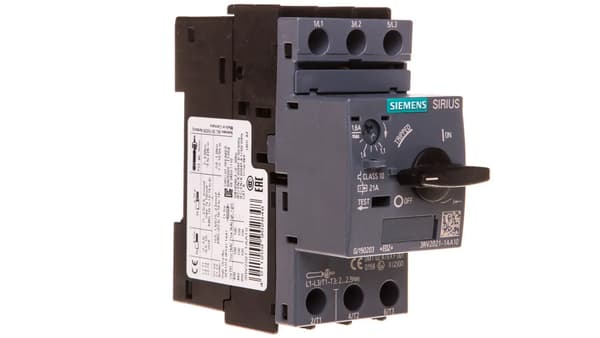 Motorafbryder 3P 0.55kW 1.1-1.6A 3RV2021-1AA10