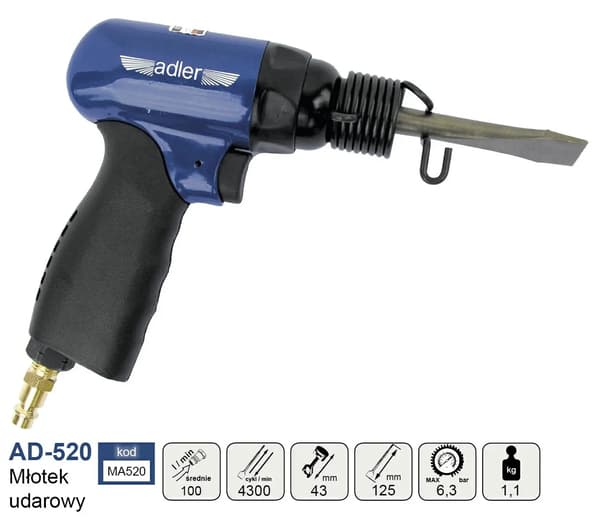 PNEUMATISK ADLERHAMMARE AD-520