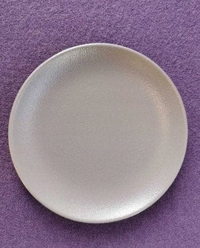 NEOFUSION flat tallrik 15 cm, grå