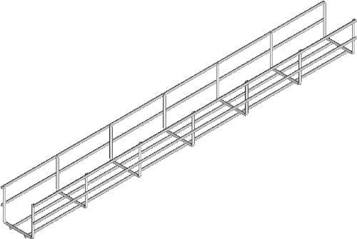 Trådbakke KWDS60H60/3 /3m/ 930106