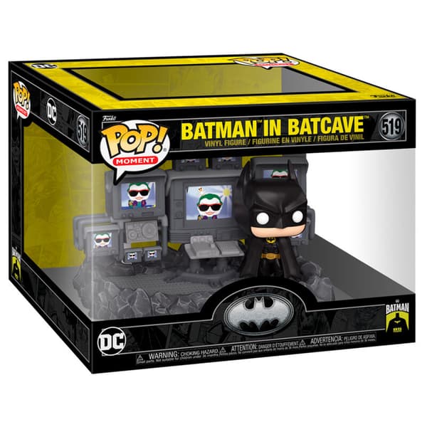 POP figur Moments DC Comics Batman i Batcave