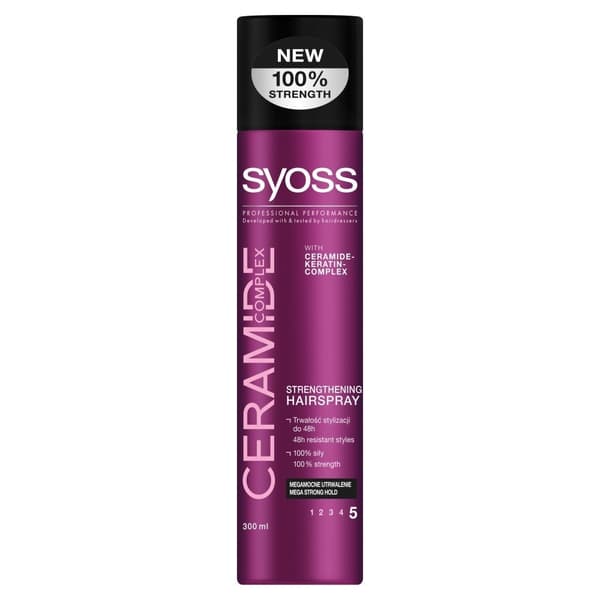Schwarzkopf Syoss Ceramide Complex Mega Strong Hårspray 300 ml