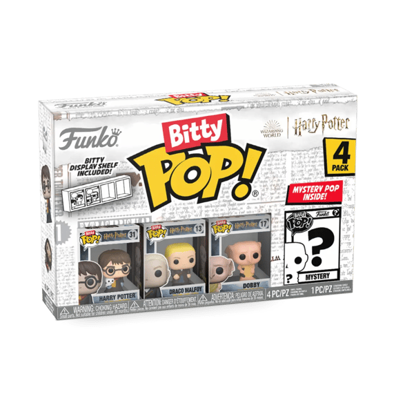 Bitty POP Harry Potter - Harry Potter - 4 hahmon pakkaus