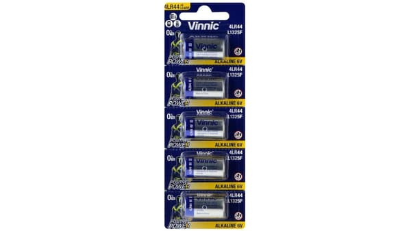 Vinnic Batteri 4LR44 5 stk.