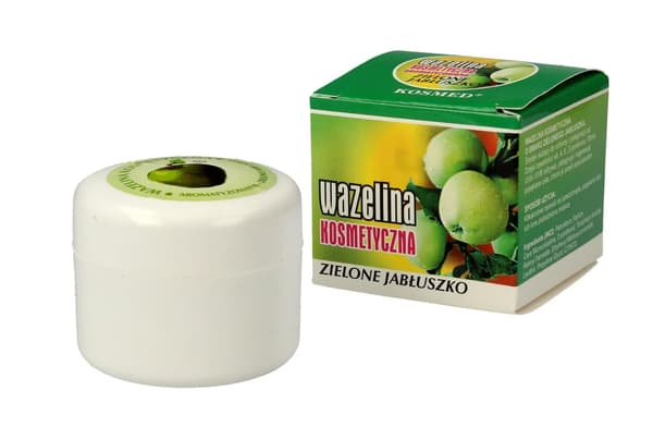 Kosmed Kosmed, Kosmetisk Vaseline med Smag, Grønt Æble,